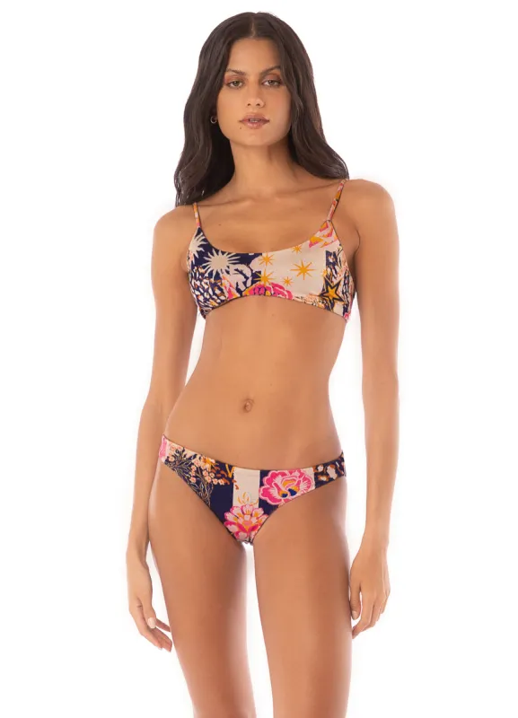 Maaji Patchwork Rose Micah Classic Bralette Bikini Top sold by Maaji