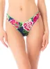 Maaji Parakeet Green Splendour Regular Rise Thin Side Bikini Bottom sold by Maaji