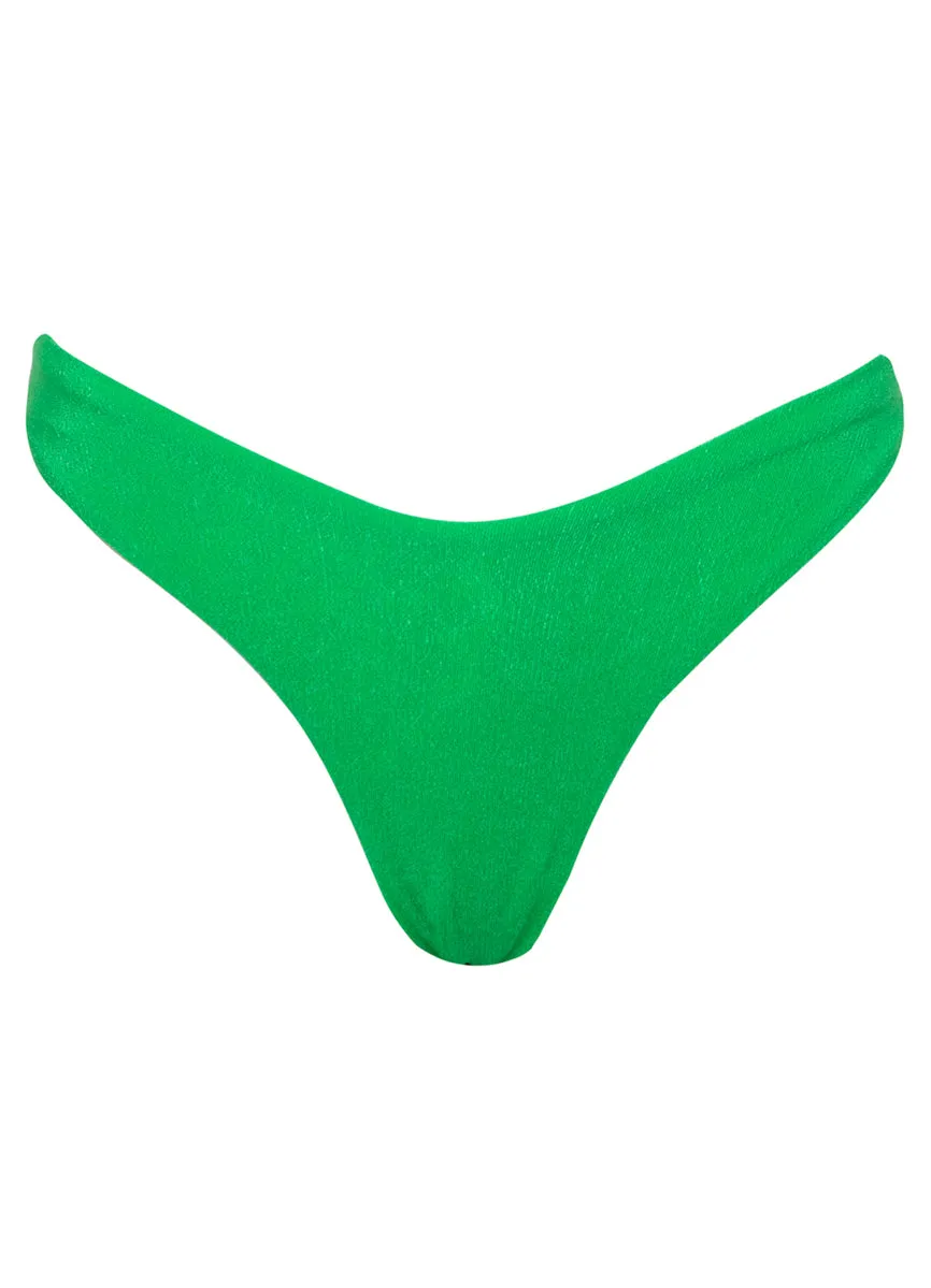 Maaji Parakeet Green Splendour Regular Rise Thin Side Bikini Bottom sold by Maaji product image thumbnail 5