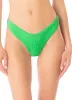Maaji Parakeet Green Splendour Regular Rise Thin Side Bikini Bottom sold by Maaji