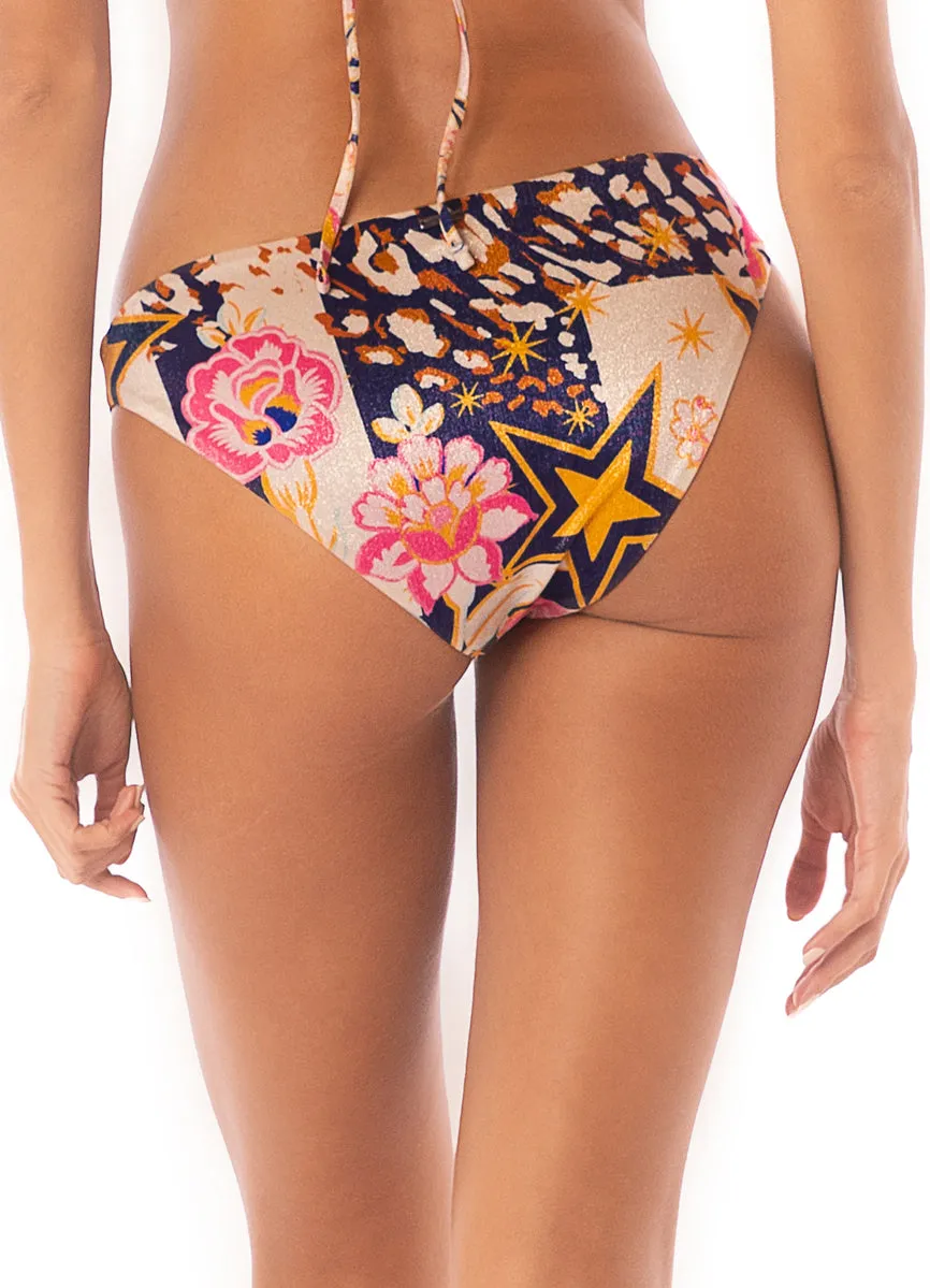 Maaji Patchwork Rose Flirt Low Rise Thin Side Bikini Bottom sold by Maaji product image thumbnail 4