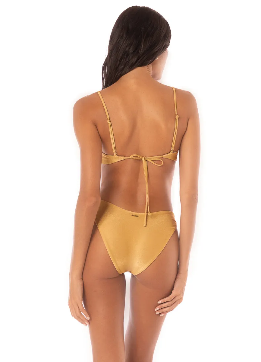 Maaji Creamy Gold Clarity Classic Bralette Bikini Top sold by Maaji product image thumbnail 2