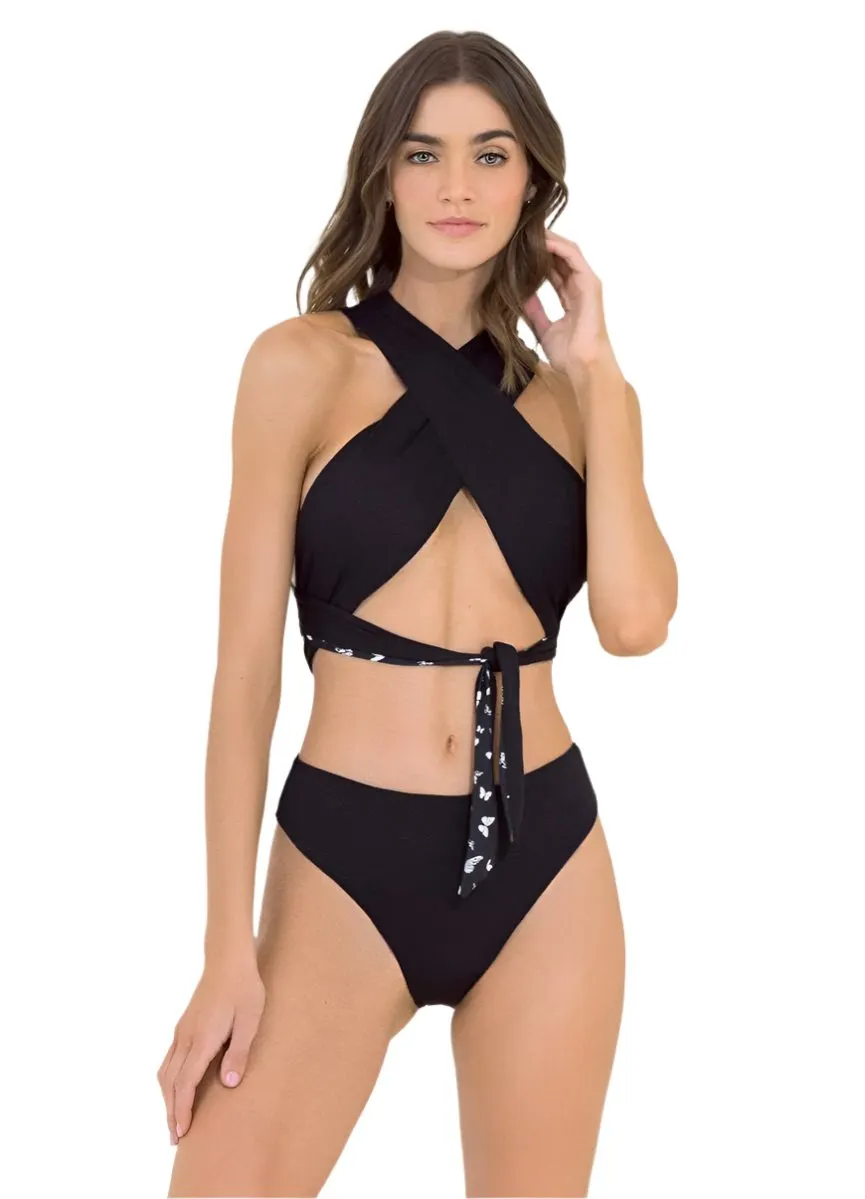 Maaji Black Tulip Radiant Trikini One Piece sold by Maaji