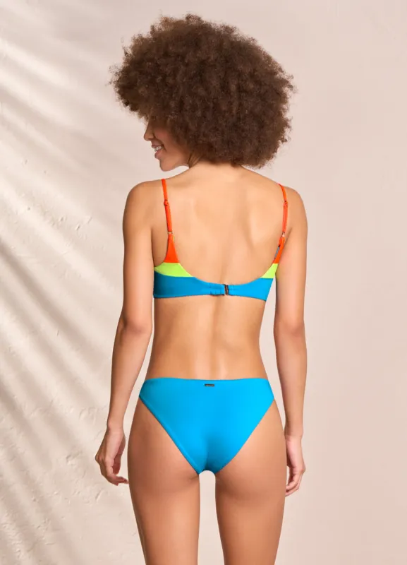 Maaji Ocean Blue Flirtt Thin Side Bikini Bottom sold by Maaji