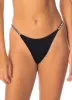 Maaji Midnight Ash Micro Midi Regular Rise Single Strap Bikini Bottom sold by Maaji