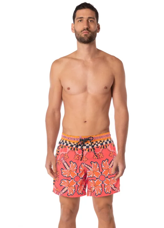 Maaji Racing Palms Sailor Sporty Shorts sold by Maaji