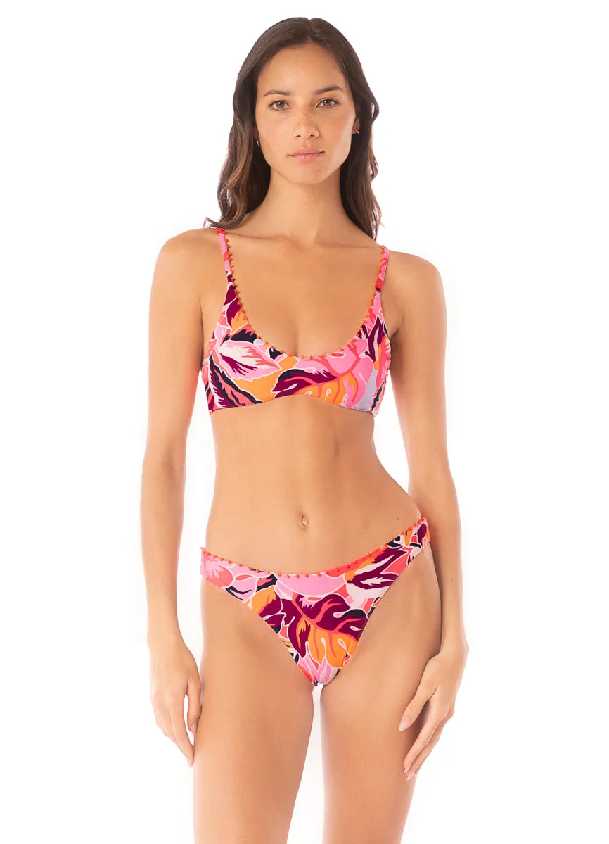Maaji Coral Leafy Sublimity Regular Rise Classic Bikini Bottom sold by Maaji product image thumbnail 2