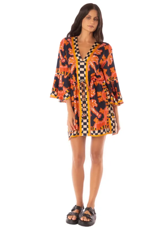 Maaji Racing Palms Joypop Kaftan made by Maaji