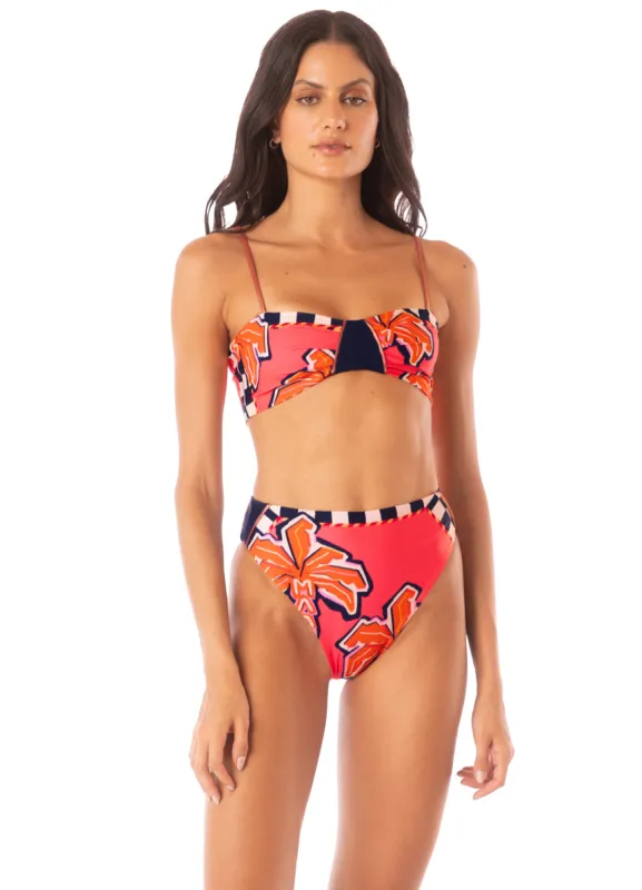 Maaji Racing Palms Jaslynn Classic Bralette Bikini Top sold by Maaji