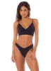 Maaji Blue Deep Criss Cross Triangle Long Line Bikini Top sold by Maaji