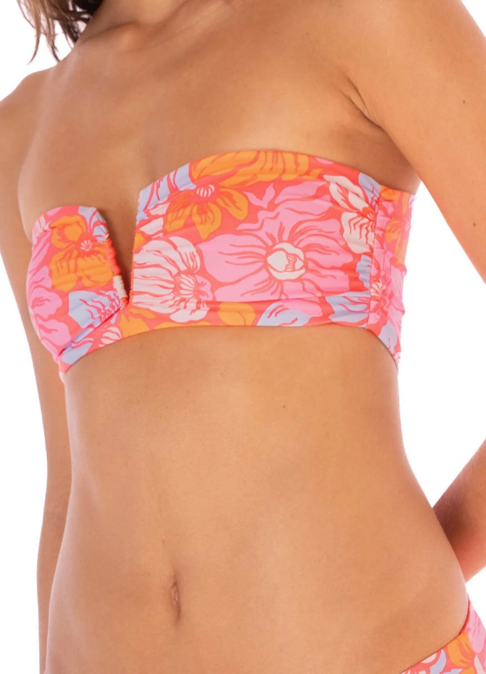 Maaji Flower Scape Flicker Strapless Bandeau Bikini Top sold by Maaji product image thumbnail 5