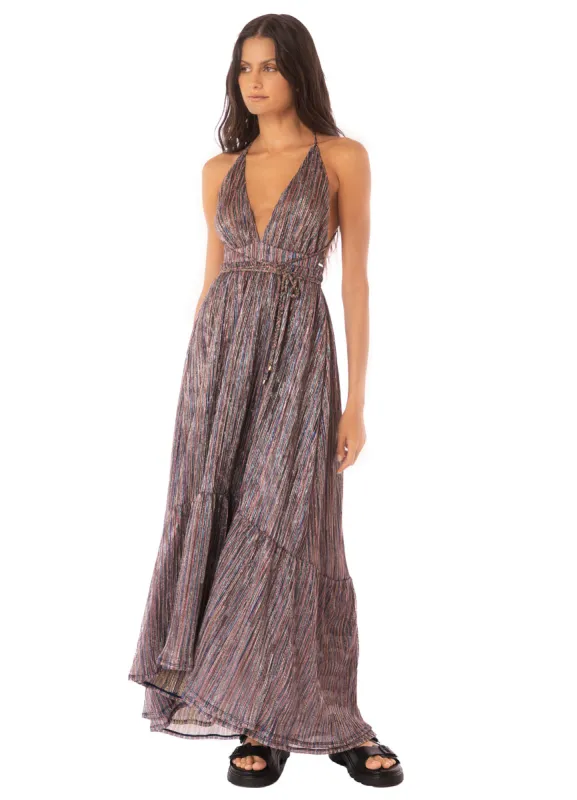 Maaji Golden Stripes Moon Bay Long Dress sold by Maaji