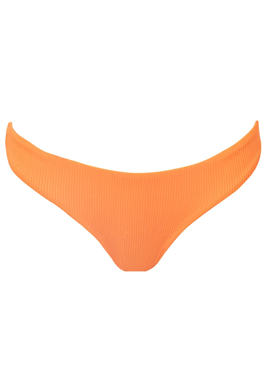 Maaji Neon Orange Flirt Low Rise Thin Side Bikini Bottom sold by Maaji product image thumbnail 5