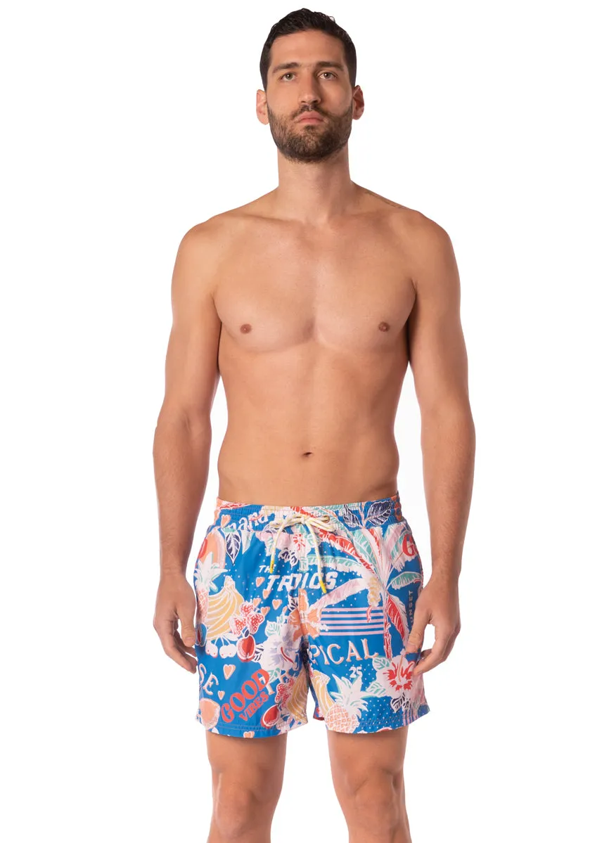 Maaji Tropical Bliss Sailor Sporty Shorts sold by Maaji