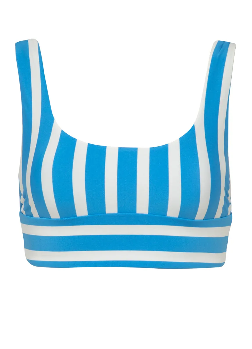 Maaji Azure Stripes Donna Bralette Long Line Bikini Top sold by Maaji product image thumbnail 5