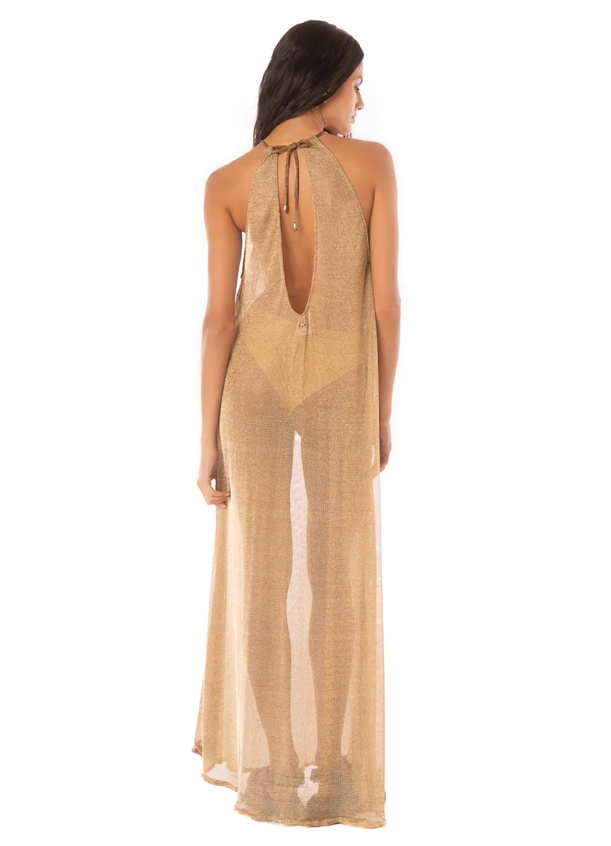 Maaji Golden Flake Marianne Long Dress sold by Maaji product image thumbnail 4