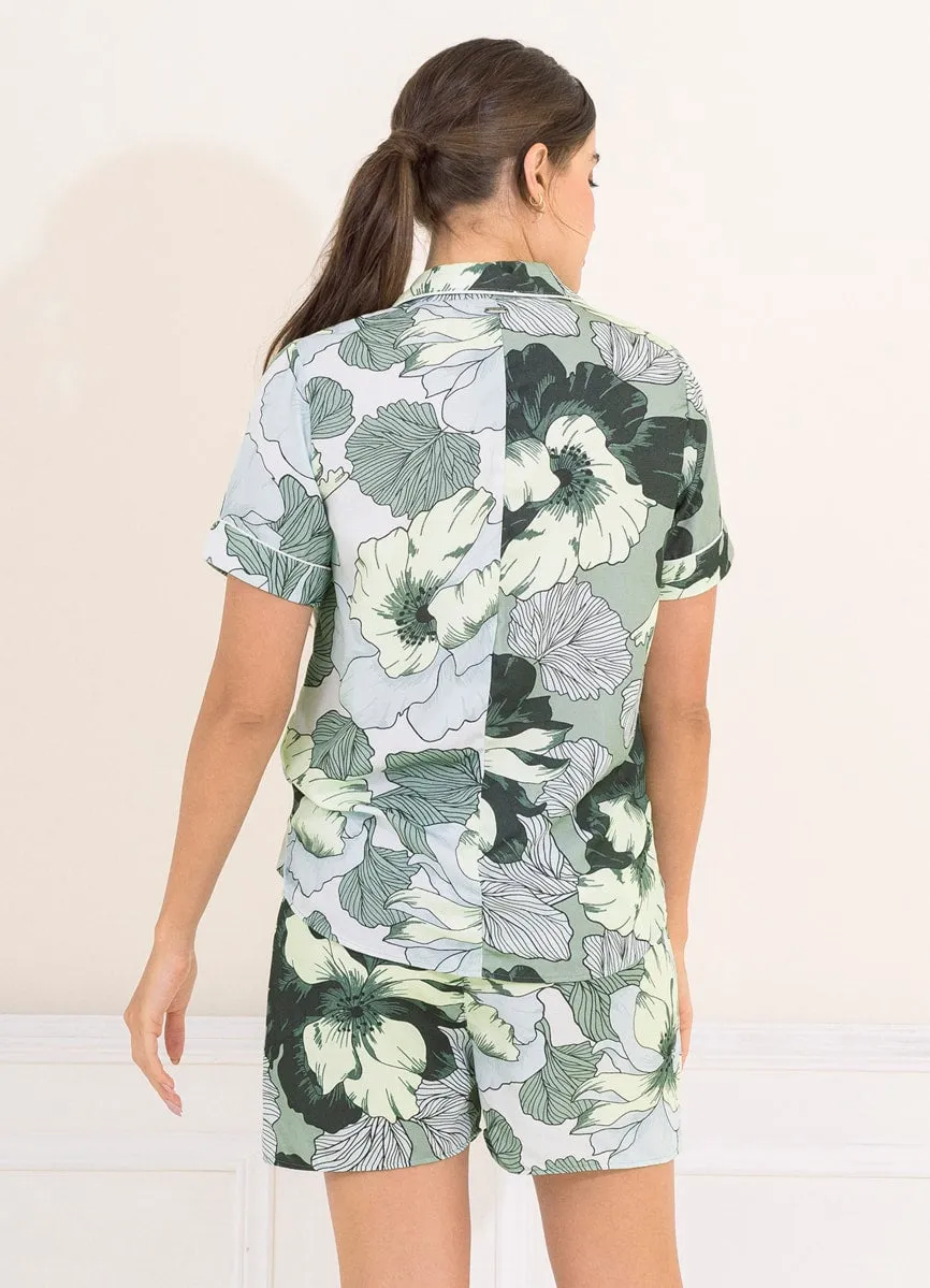 Maaji Mint Lilly Allamanda Sleep Short Set sold by Maaji product image thumbnail 2