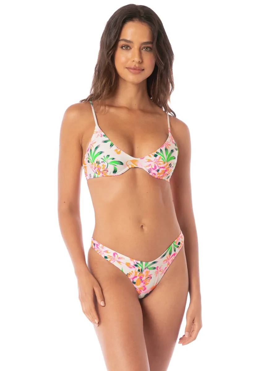 Maaji Bubbly Blossom Splendour Regular Rise Thin Side Bikini Bottom sold by Maaji product image thumbnail 2