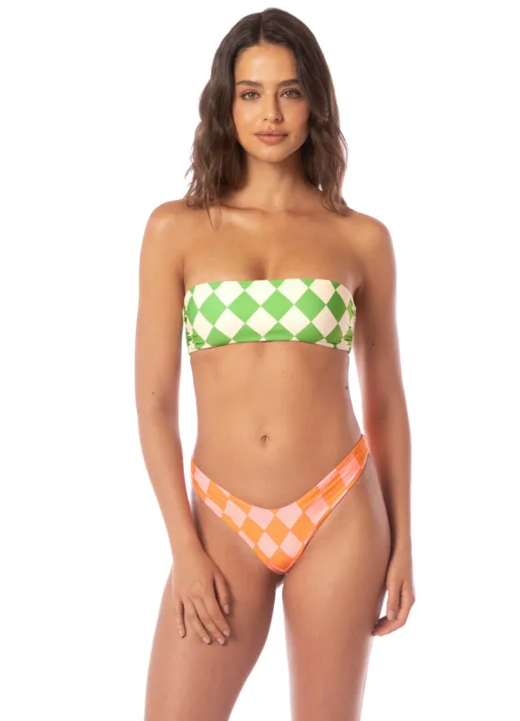Maaji Diamond Sour Bryn Strapless Bandeau Bikini Top sold by Maaji