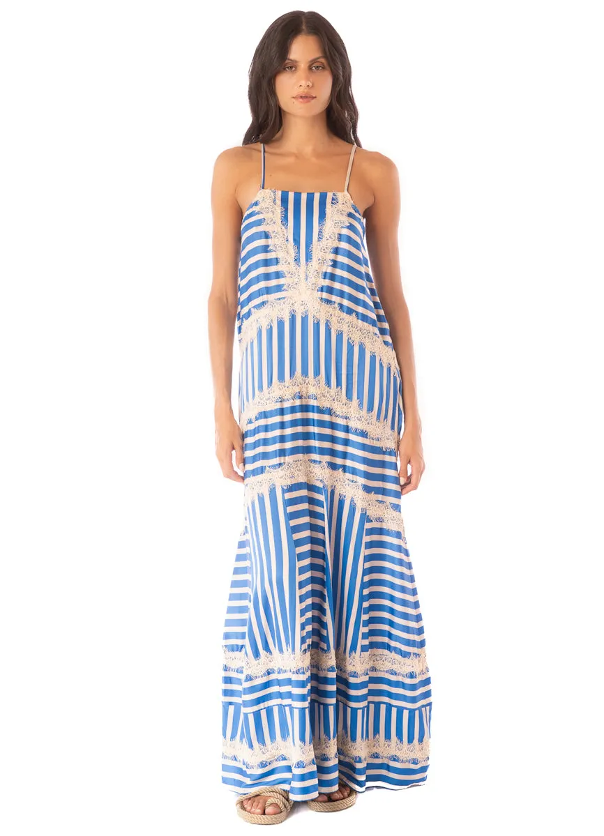 Maaji Azure Stripes Rosalia Long Dress sold by Maaji