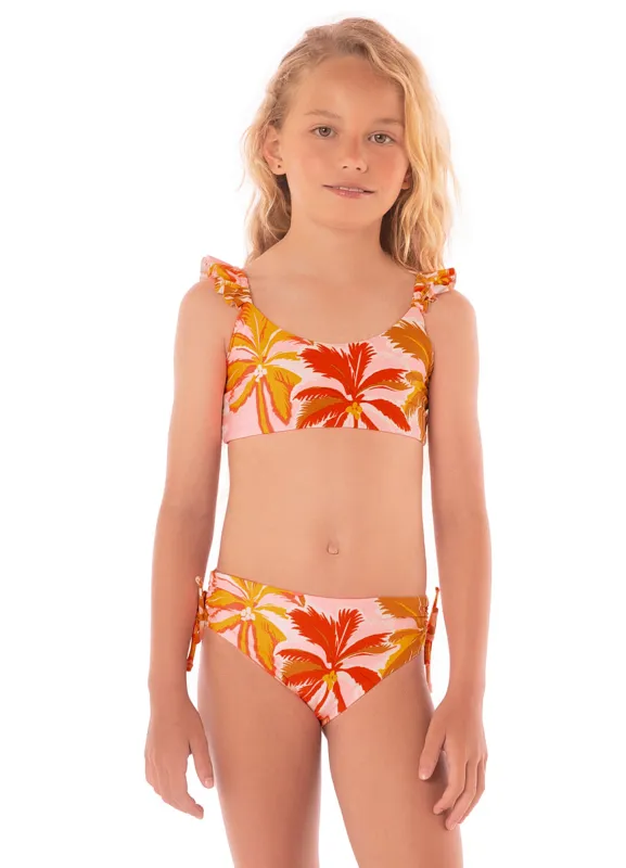 Maaji Pink Palms Mango Bikini Set Girls sold by Maaji