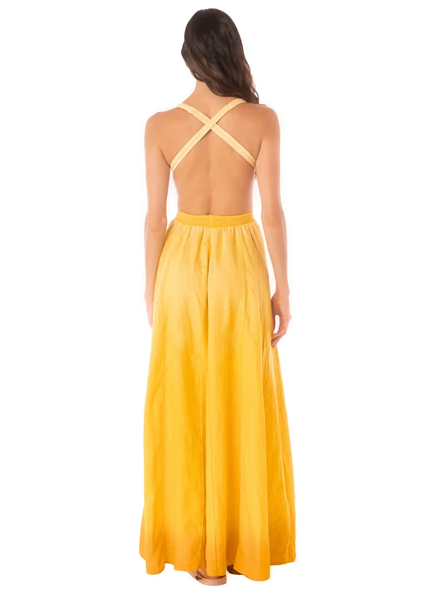 Maaji Boho Sunrise Canary Long Dress sold by Maaji product image thumbnail 3