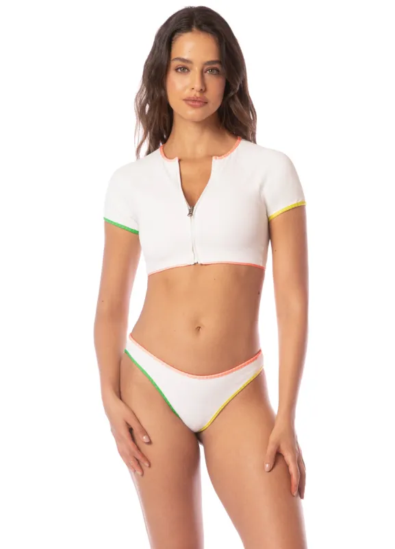 Maaji Coco Loco Sedona Swim Crop Top Bikini Top made by Maaji