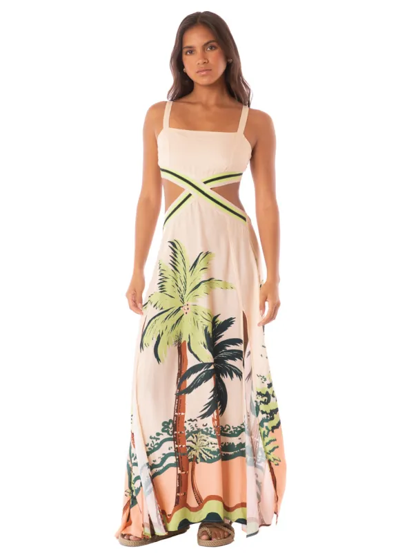 Maaji Palm Glow Foxtail Long Dress sold by Maaji