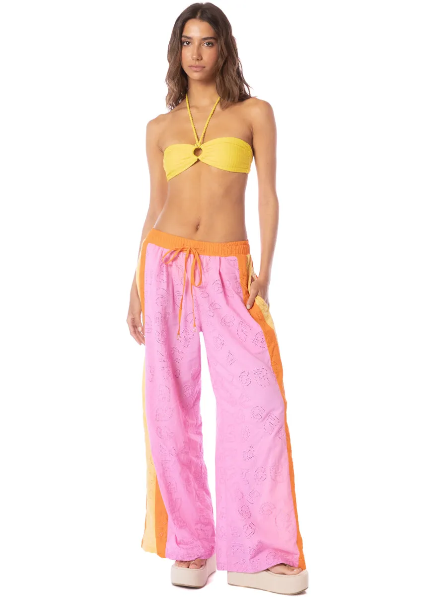 Maaji Strawberry Breeze Pintuck Pants sold by Maaji