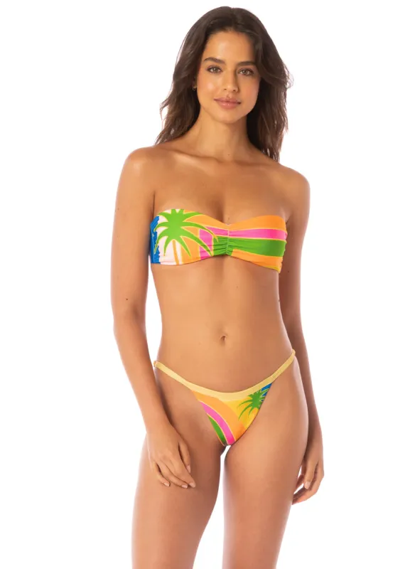 Maaji Sunrise Spritz Famed Strapless Bandeau Bikini Top sold by Maaji