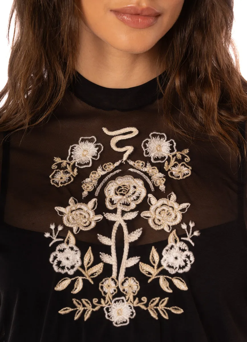Maaji Onyx Black Free Beachwear Crop Top sold by Maaji product image thumbnail 2
