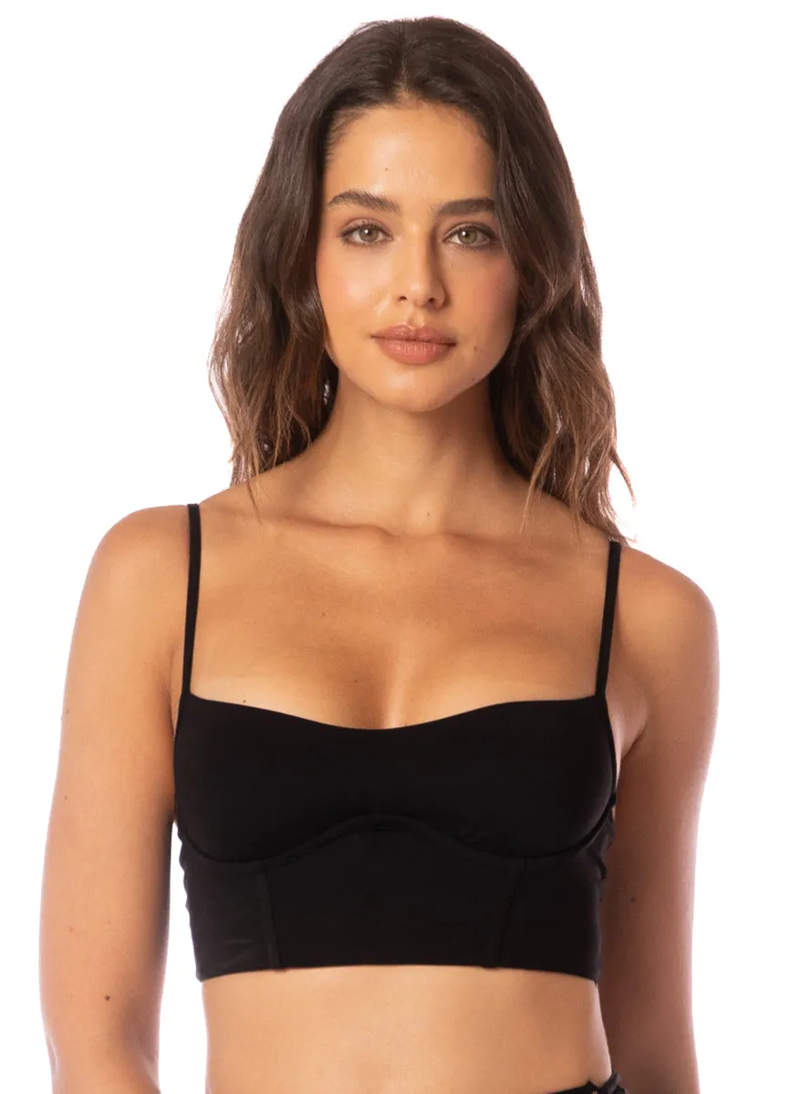 Maaji Midnight Shadow Twinkly Underwire Bustier Bikini Top sold by Maaji product image thumbnail 3