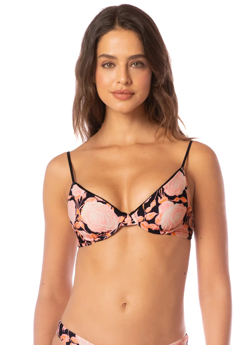 Maaji Rose Petals Dainty Unmolded Underwire Bikini Top sold by Maaji product image thumbnail 3