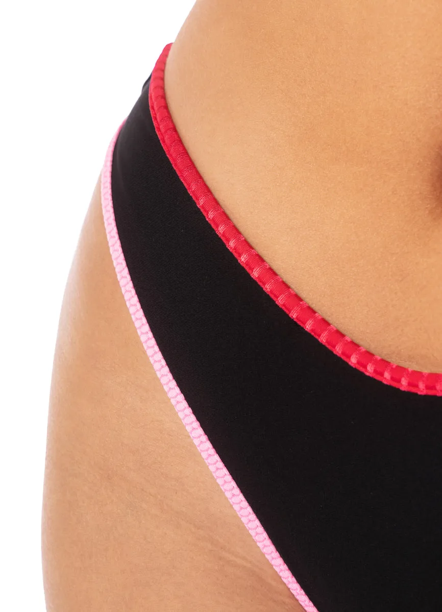 Maaji Midnight Shadow Splendour Regular Rise Thin Side Bikini Bottom sold by Maaji product image thumbnail 2