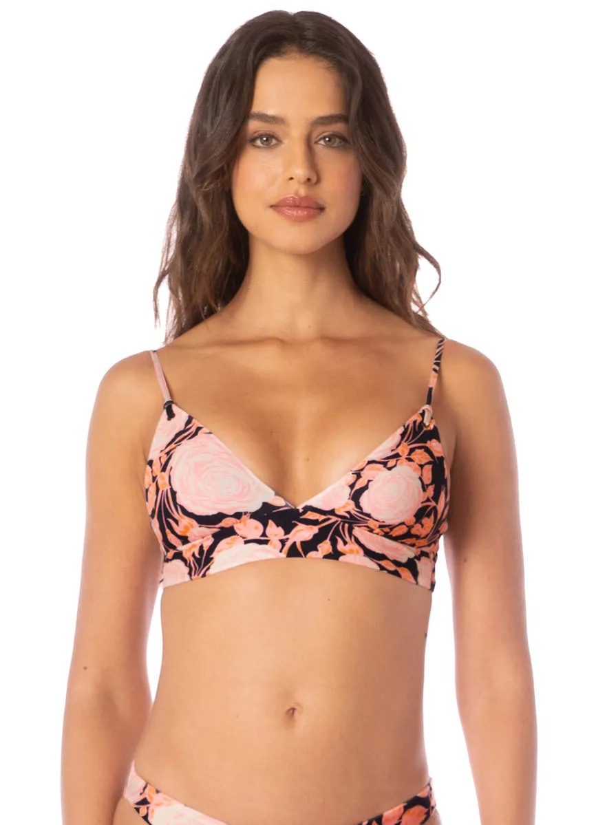 Maaji Rose Petals Copilot Long Line Triangle Bikini Top sold by Maaji product image thumbnail 3