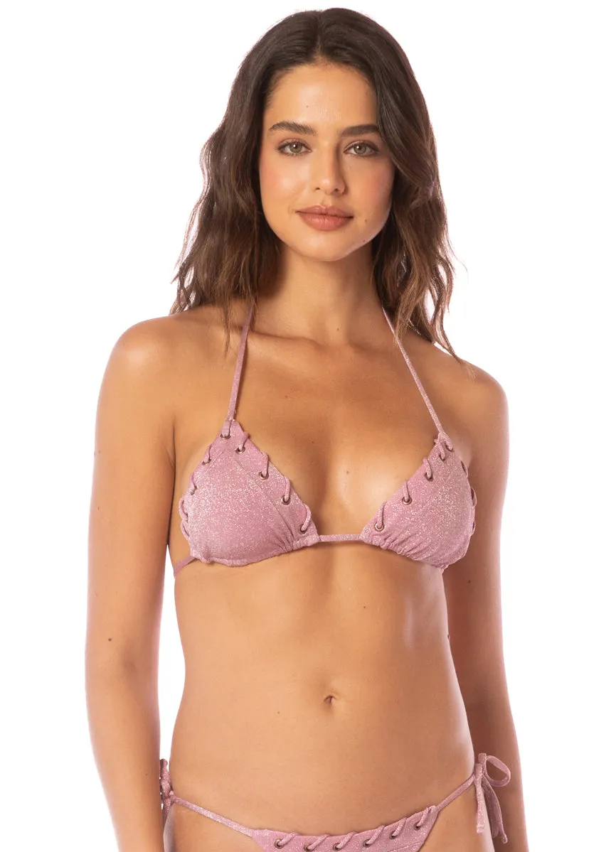 Maaji Blush Shine Maverick Sliding Triangle Bikini Top sold by Maaji product image thumbnail 3
