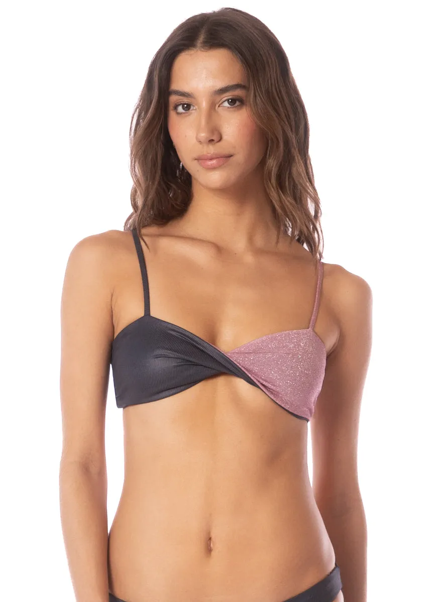 Maaji Onyx Black Sunburst Classic Bralette Bikini Top sold by Maaji product image thumbnail 3