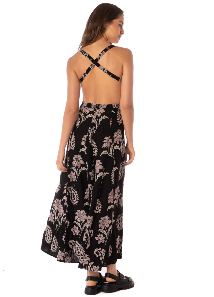 Maaji Midnight Paisley Canary Long Dress sold by Maaji product image thumbnail 4