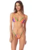 Maaji Striped Mule Rewind Fixed Triangle Bikini Top sold by Maaji