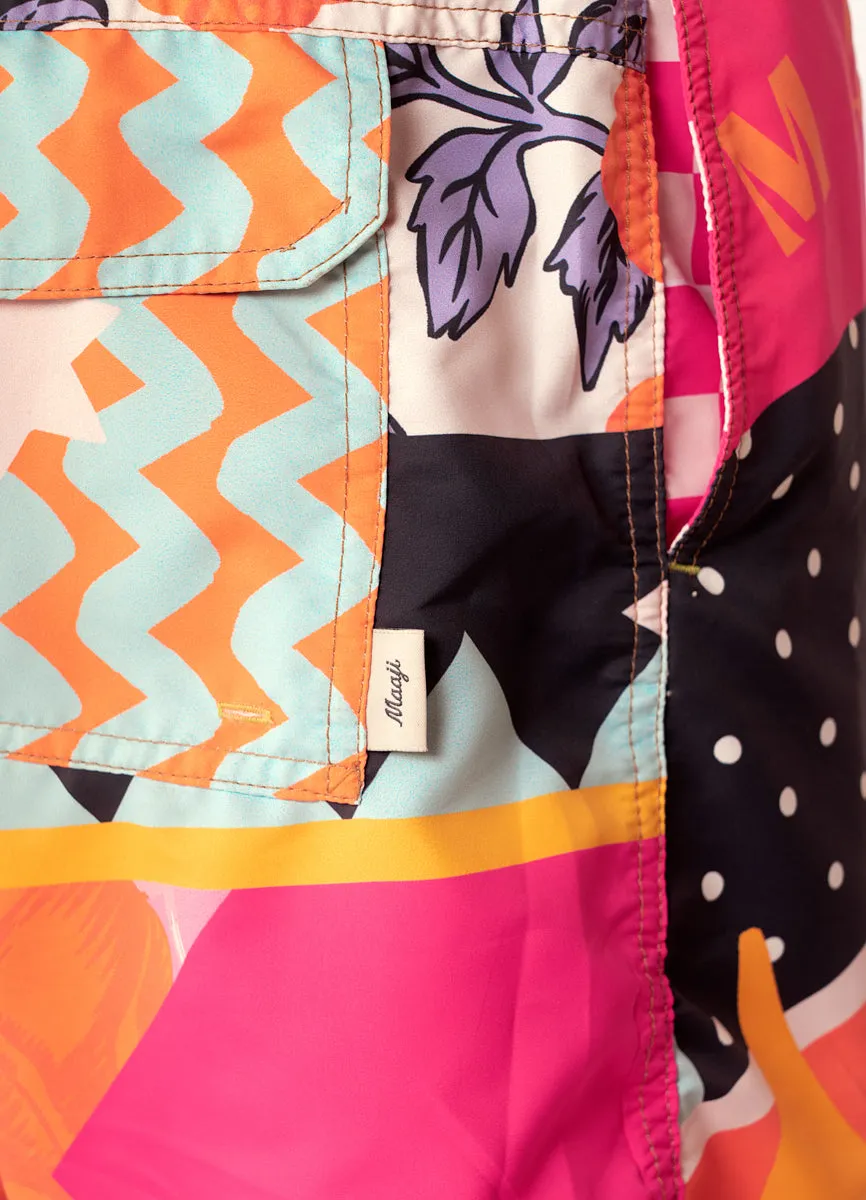 Maaji Sundance Pink Sailor Sporty Shorts sold by Maaji product image thumbnail 2