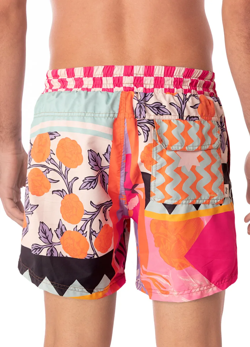 Maaji Sundance Pink Sailor Sporty Shorts sold by Maaji product image thumbnail 4