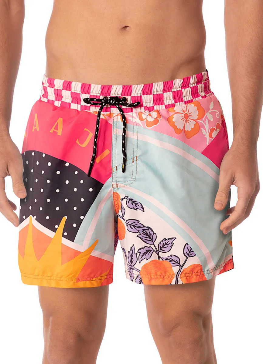 Maaji Sundance Pink Sailor Sporty Shorts sold by Maaji product image thumbnail 3