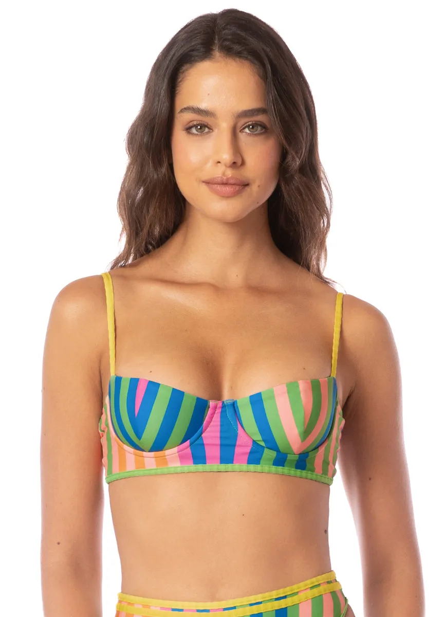 Maaji Striped Mule Violeta Unmolded Underwire Bikini Top sold by Maaji product image thumbnail 3