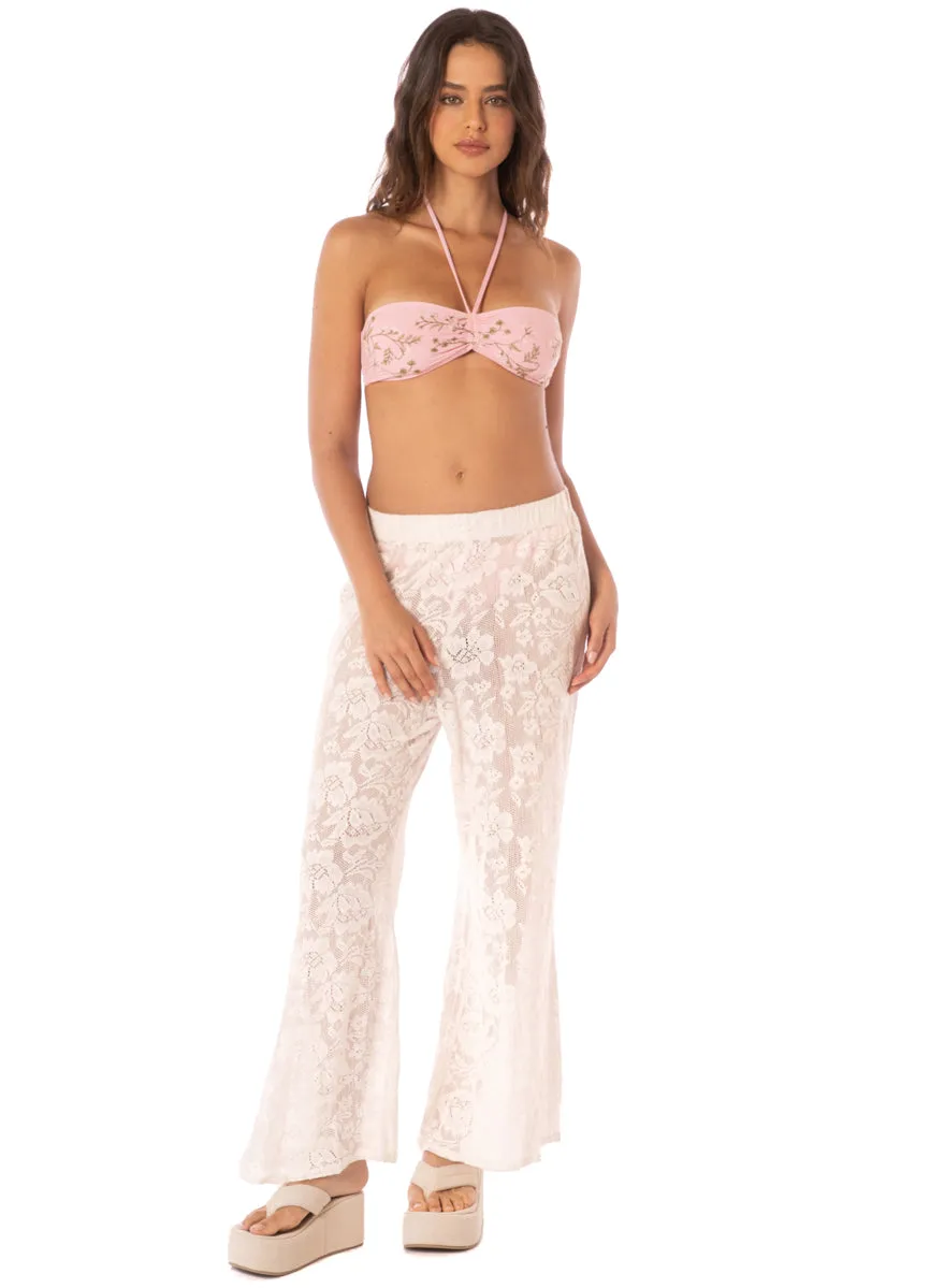 Maaji Floralwhite Lace Elise Pants sold by Maaji