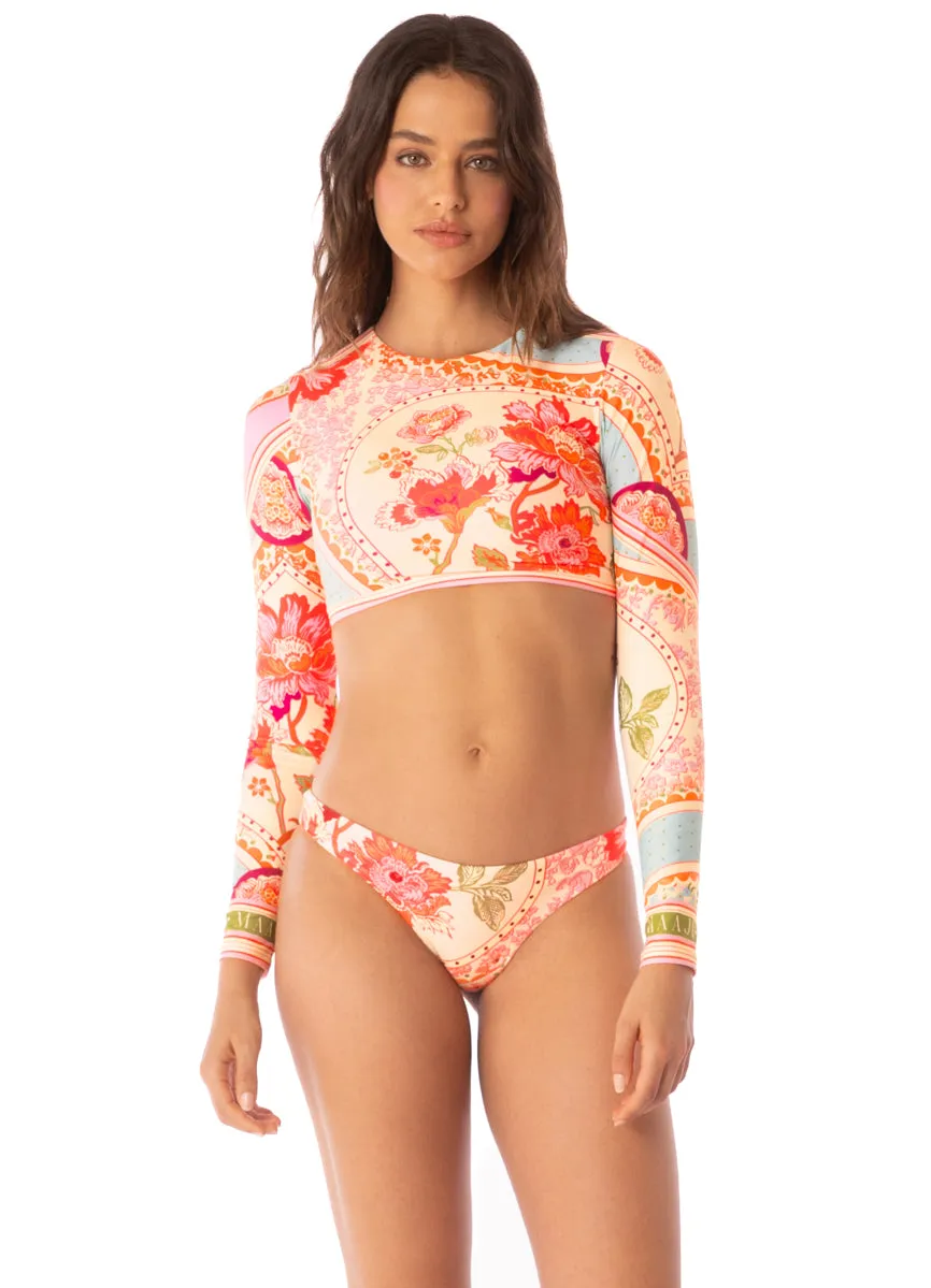 Maaji Floral Groove Flirt Low Rise Thin Side Bikini Bottom sold by Maaji product image thumbnail 2