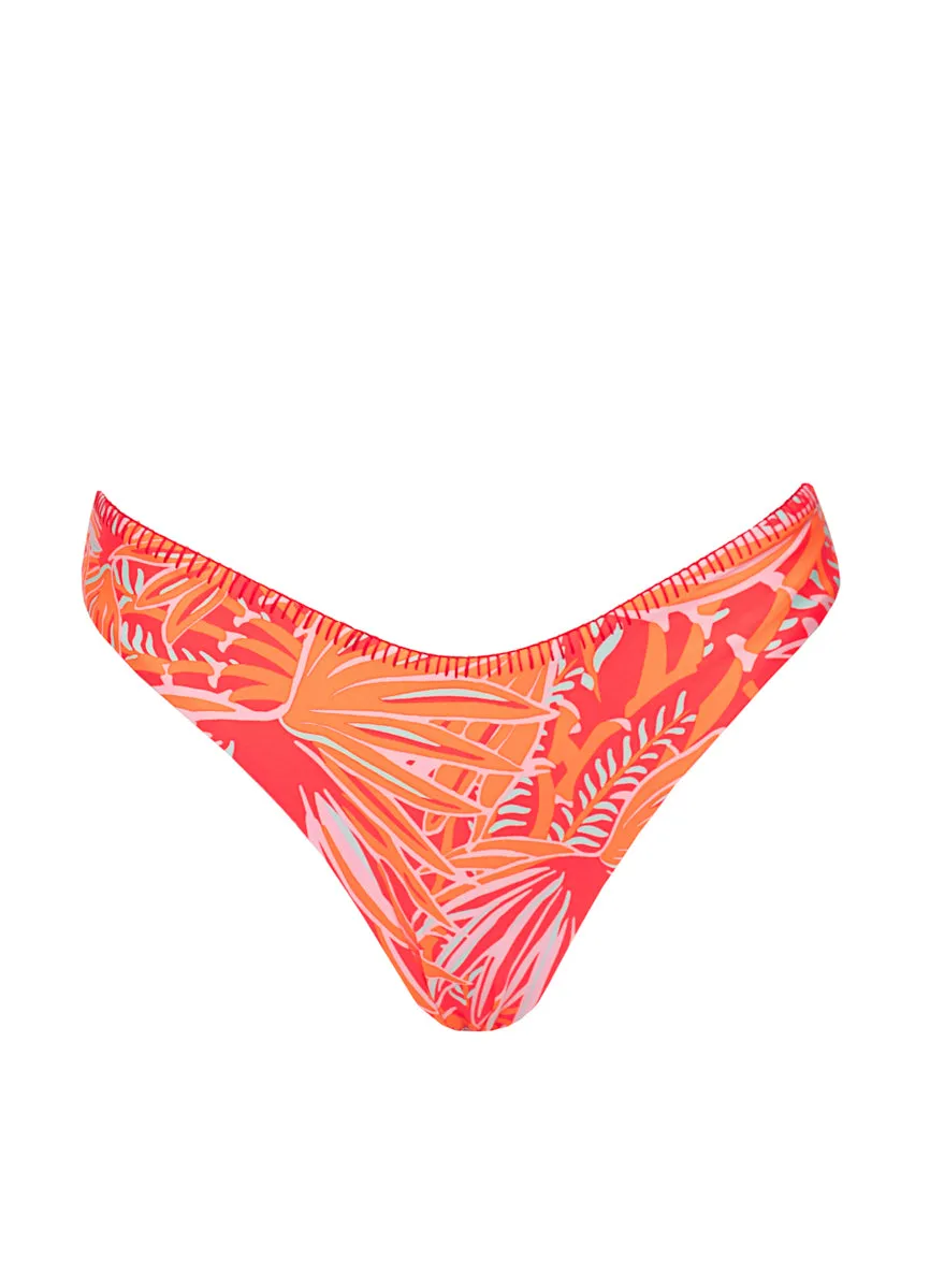 Maaji Coral Foliage Flirt Low Rise Thin Side Bikini Bottom sold by Maaji product image thumbnail 5