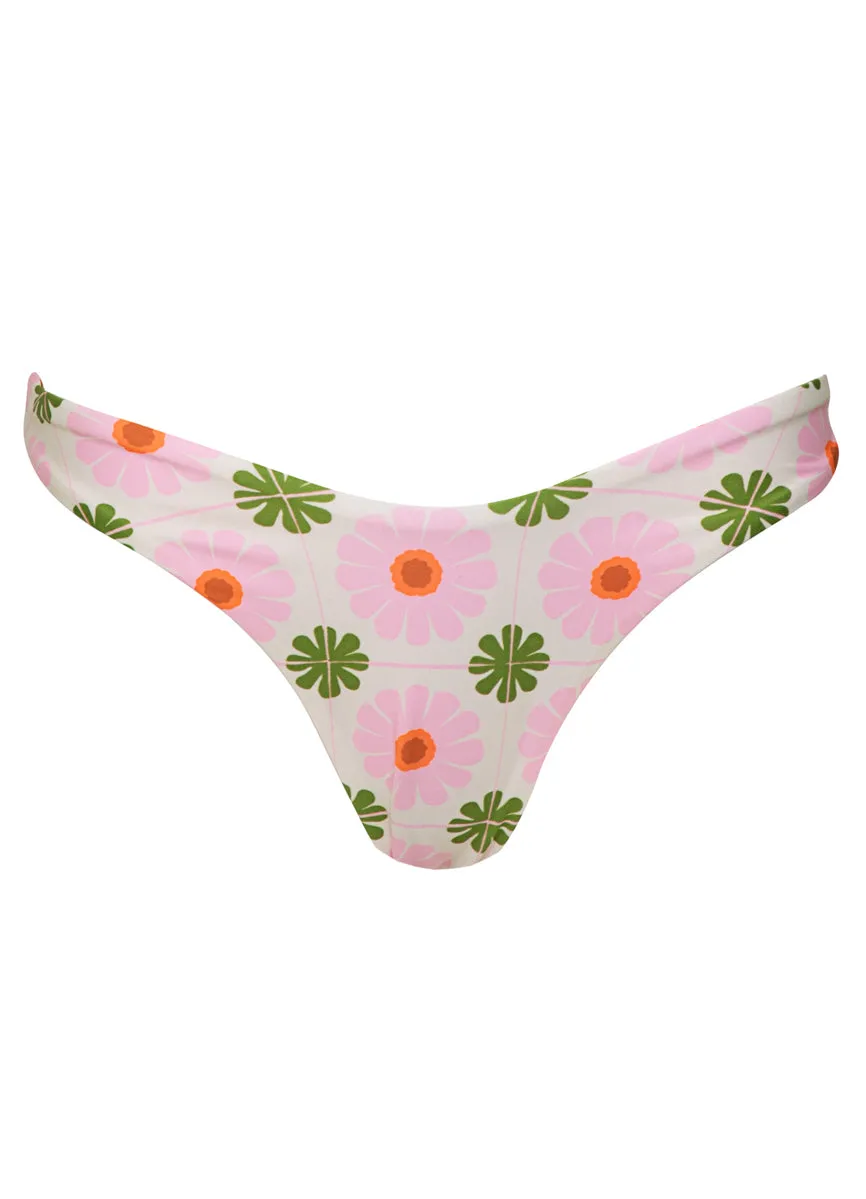 Maaji Pastel Flourish Splendour Regular Rise Thin Side Bikini Bottom sold by Maaji product image thumbnail 5