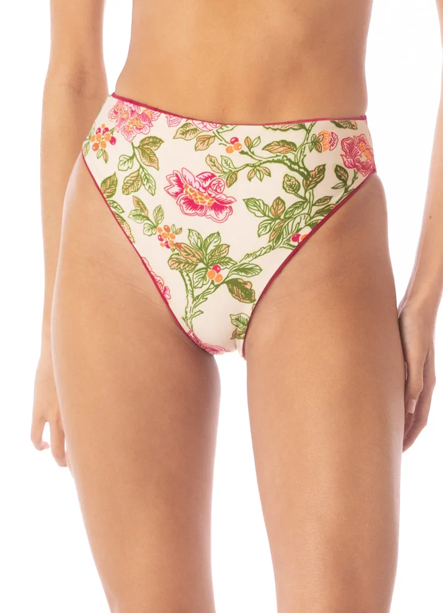 Maaji Bom Bom Pink Sully High Rise Classic Bikini Bottom sold by Maaji product image thumbnail 2