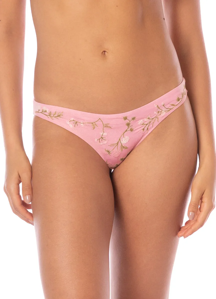 Maaji Light Garden Flirt Low Rise Thin Side Bikini Bottom sold by Maaji product image thumbnail 3