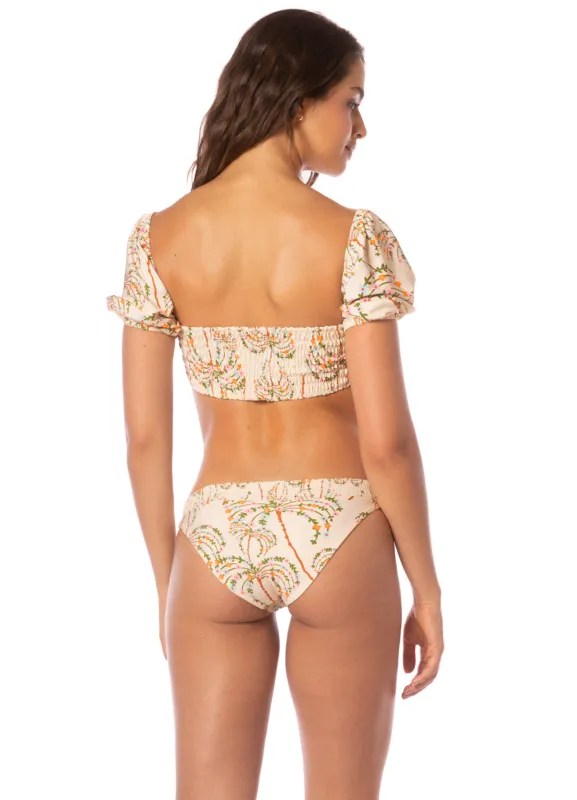 Maaji Sandstone Tropics Flirty Low Rise Thin Side Bikini Bottom sold by Maaji